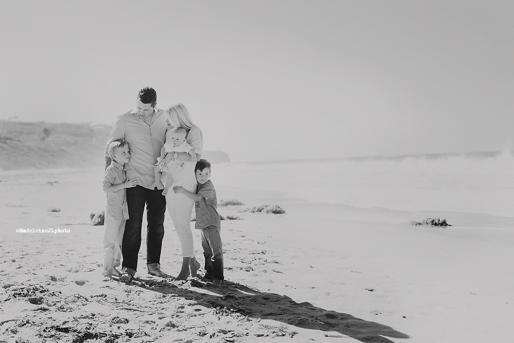 Orange County family beach session | Orange County family and kids photographer